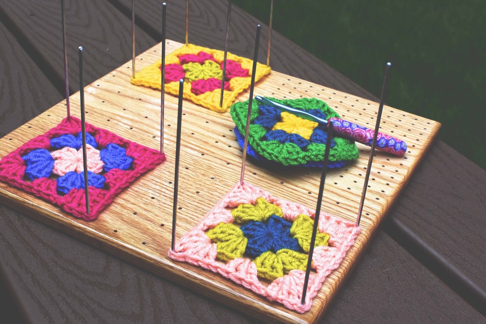 Just be happy! Granny Square Blocker