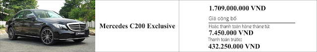 Giá xe Mercedes C200 Exclusive 2019 Giá xe Mercedes C200 Exclusive 2019