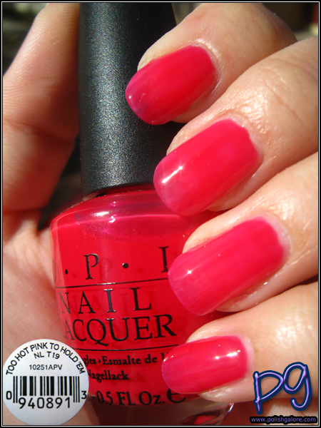 OPI Too Hot Pink To Hold 'Em - Polish Galore