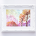 Magical Landscape Watercolor Painting