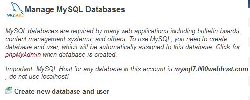 Membuat Database