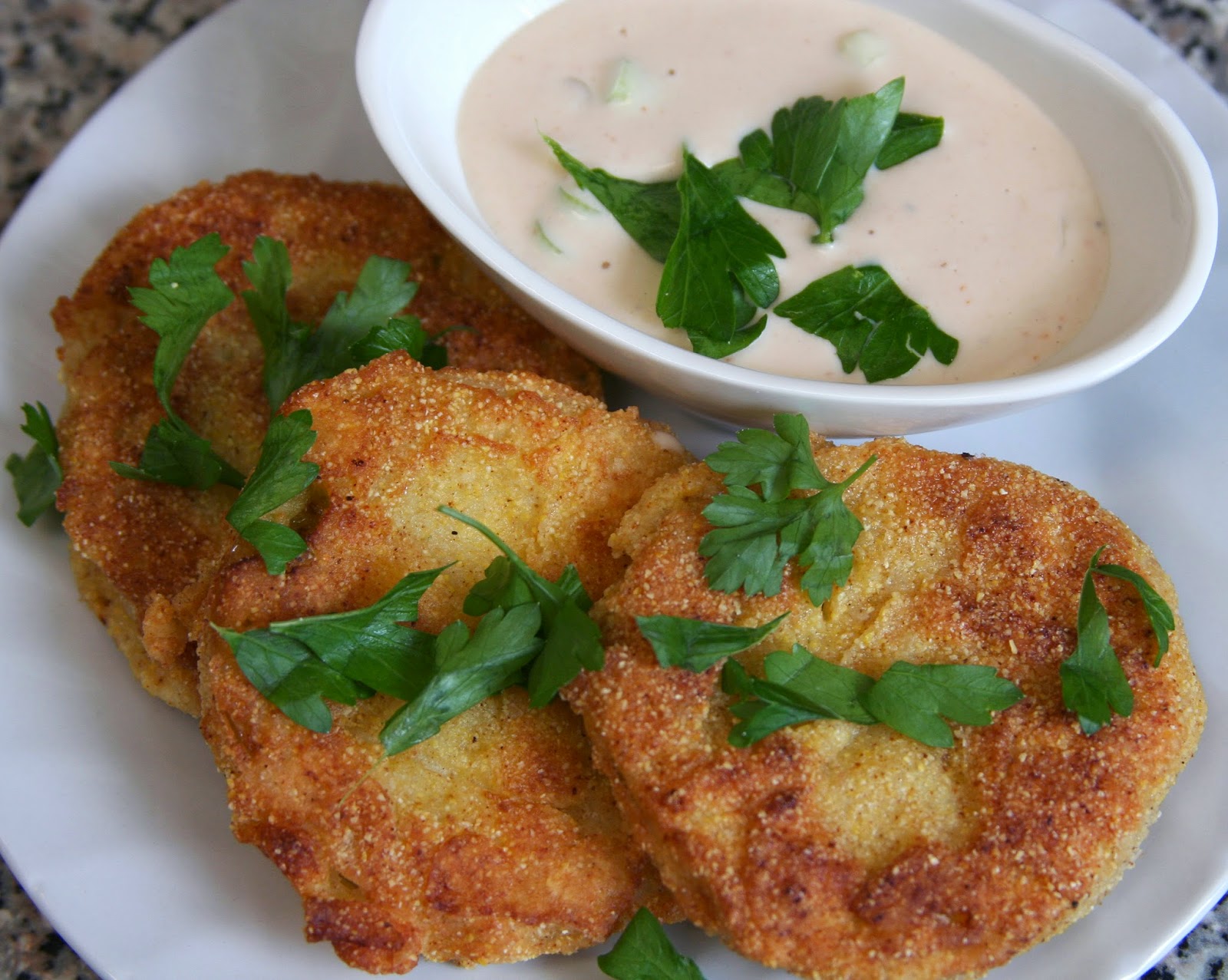 Culturally Confused Fried Green Tomatoes and Gina and Pat Neely