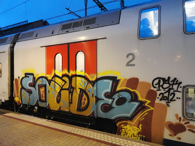 trein graffiti