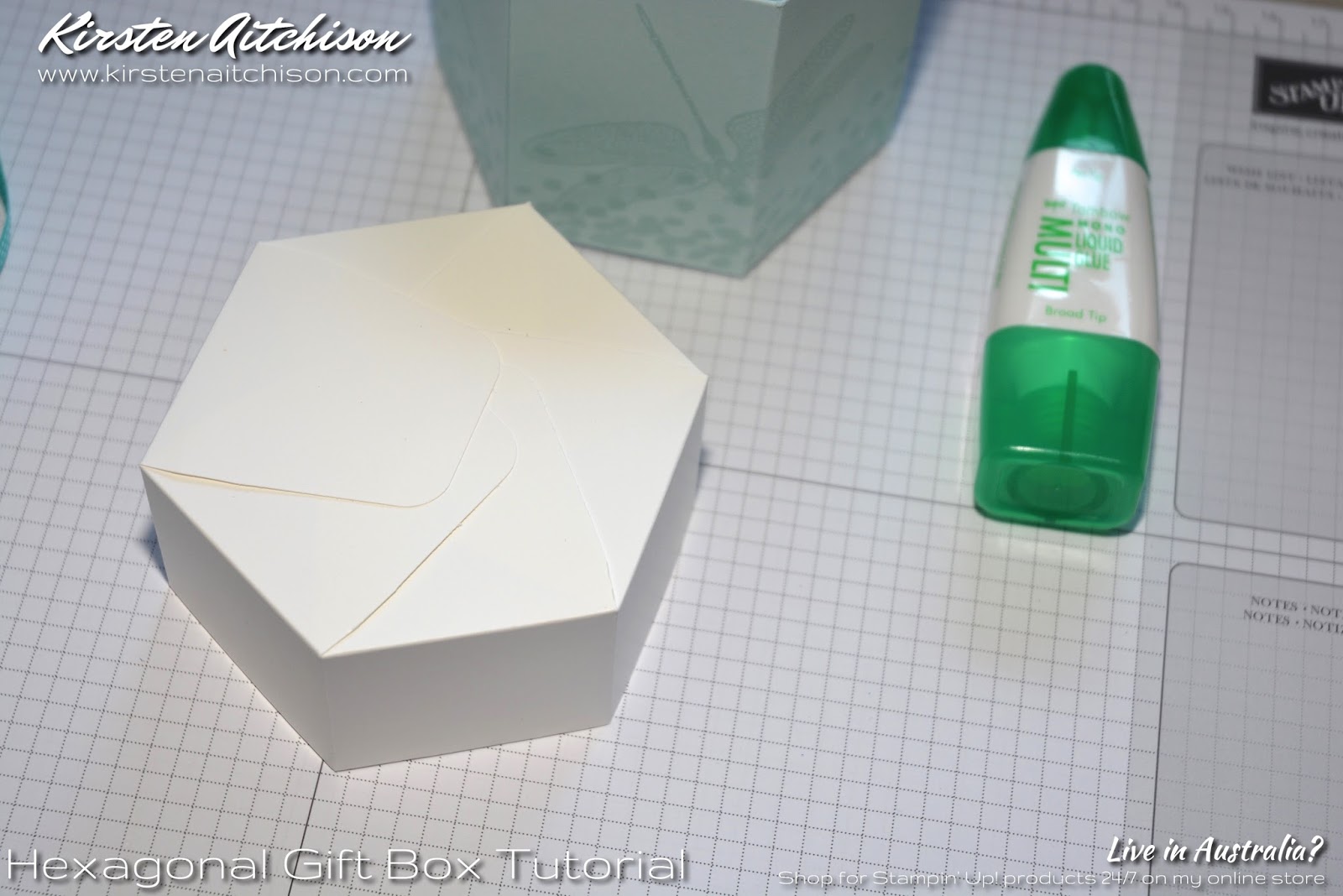 Kirsten Aitchison Handmade with Love Hexagonal Gift Box Tutorial