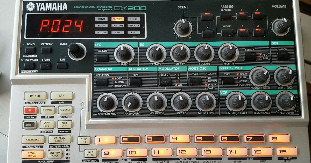 MATRIXSYNTH Yamaha DX200 6 Operator FM Synth / Groovebox