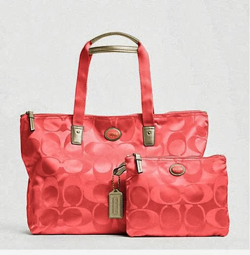 MAD FOR COACH: Coach Signature Nylon Packable Weekender Overnight Tote 77321