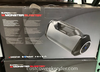 Costco 8696000 - Taking and listening to your music with you on the go just got easier with the Superstar Monster Blaster Speaker