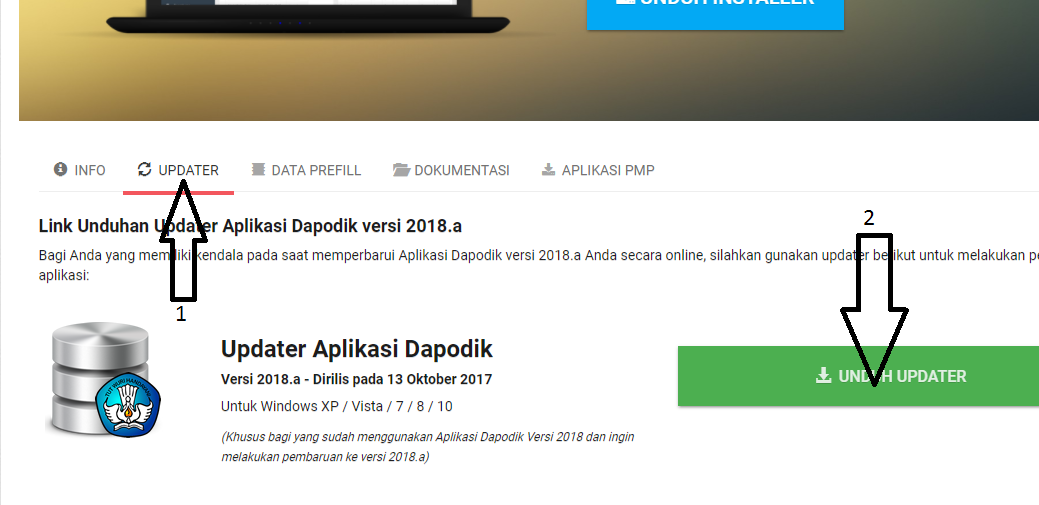 Aplikasi Dapodik 2018 Semester 2