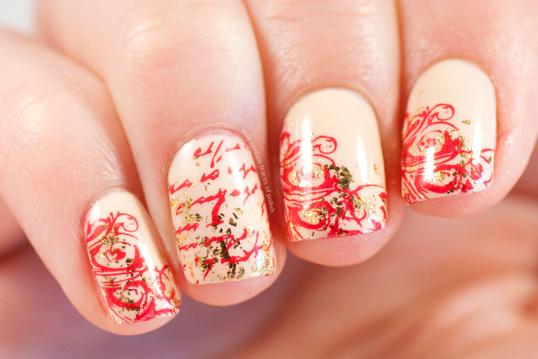 Work Appropriate Gel Nails with Bundle Monster Love at First Sight