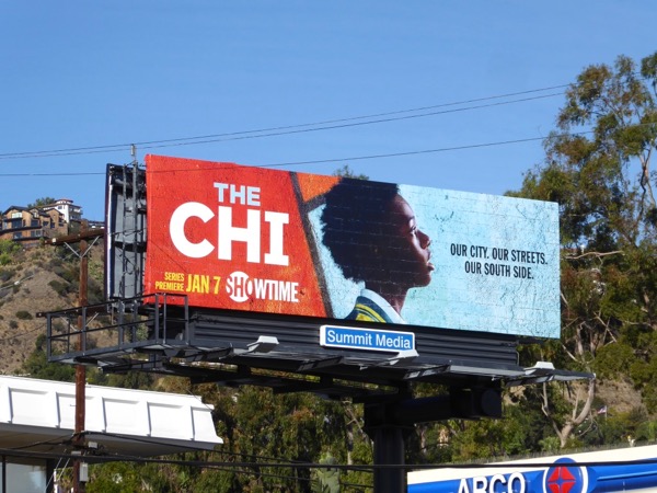 The Chi season 1 billboard Sunset Boulevard The Chi season 1 billboard