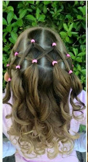 Semi recogido Peinados para niñas - Todo para Nanos