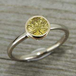 john dyer yellow sapphire ring handmade