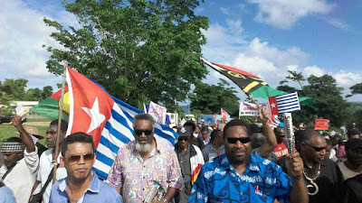 Rakyat Vanuatu Sampaikan Dukungan Untuk ULMWP Ke Sekretariat MSG