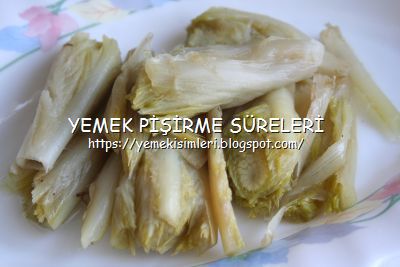 kenger 10 dakikada haşlanır | YEMEK PİŞİRME SÜRELERİ