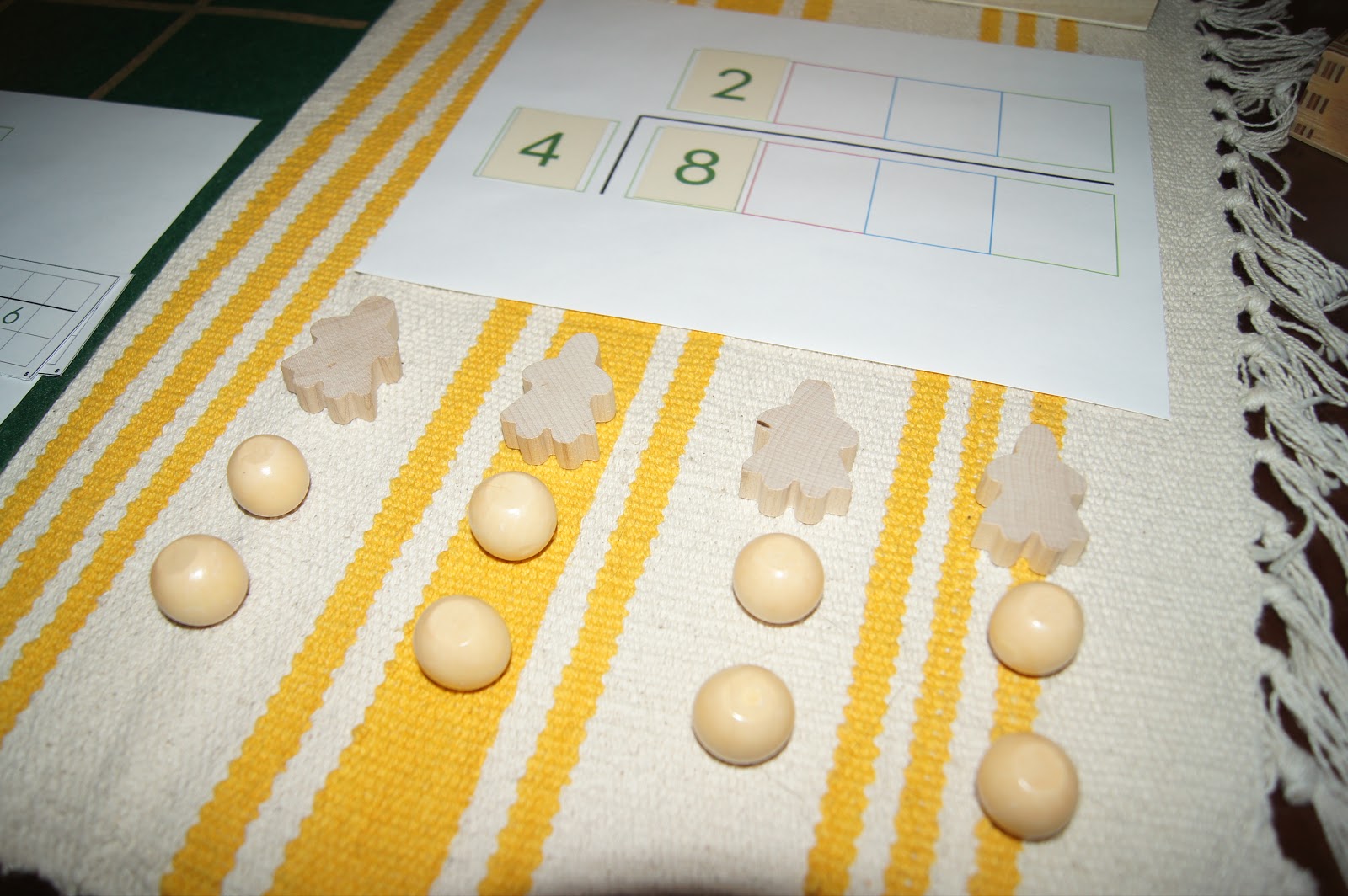 Golden Beads Division Introduction, Montessori Math At Home "Making