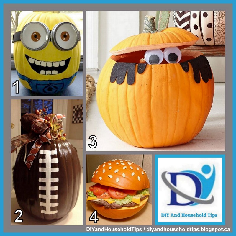DIY And Household Tips: 4 Creative Pumpkin Ideas :)