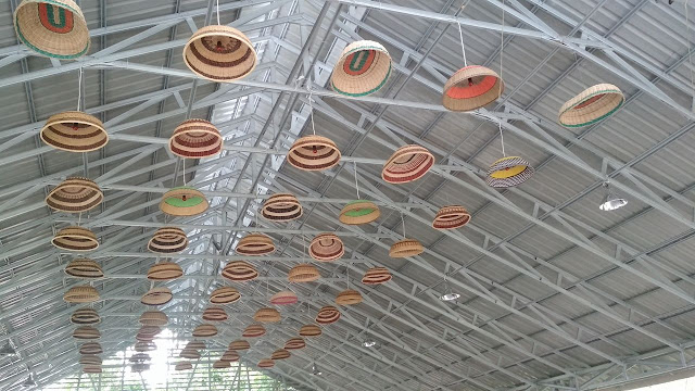 hiasan tudung di atap taman wisata mangrove