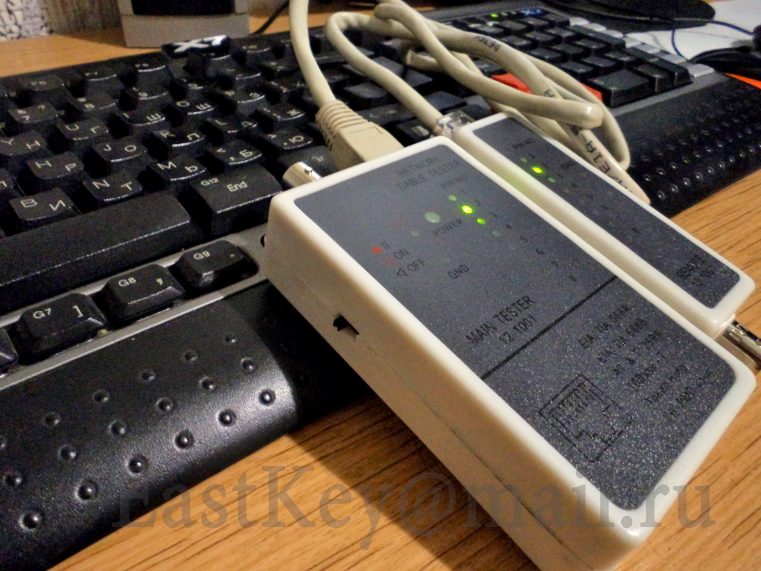 Ремонт тестера сетевого кабеля (Lan tester) своими руками