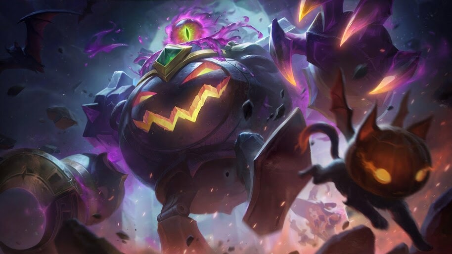 Blitzcrank, Witch's Brew, Splash Art, LoL, 4K, #7.160