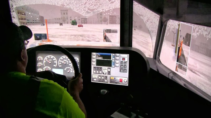 Virtual Snowplow Training Simulator