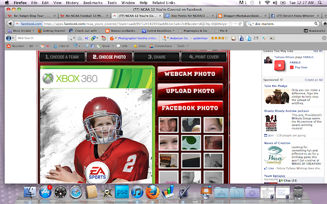 NCAA 12 You're Covered FB App
