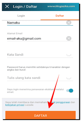 Cara Mendaftar di Lazada Cara Mendaftar di Lazada