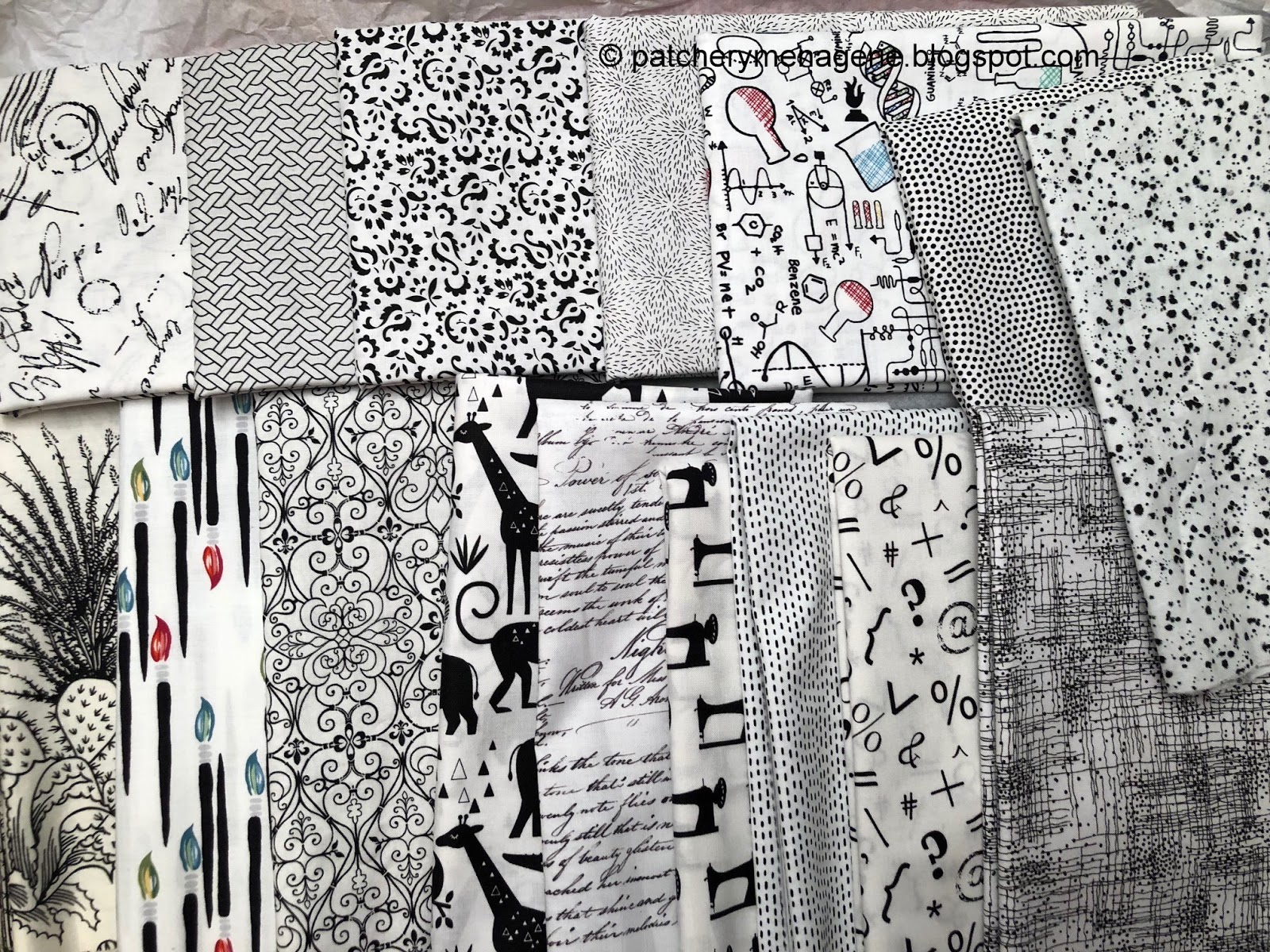 The Patchery Menagerie Replenishing the Blacks on White