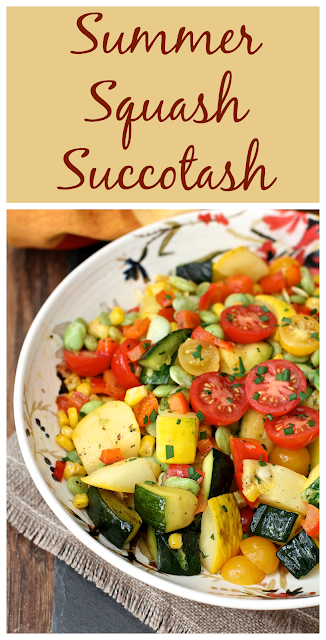 Summer Squash Succotash. This classic Southern veggie dish is updated with the wonderful flavors of summer squash and fresh tomatoes. Summer Squash Succotash. This classic Southern veggie dish is updated with the wonderful flavors of summer squash and fresh tomatoes.