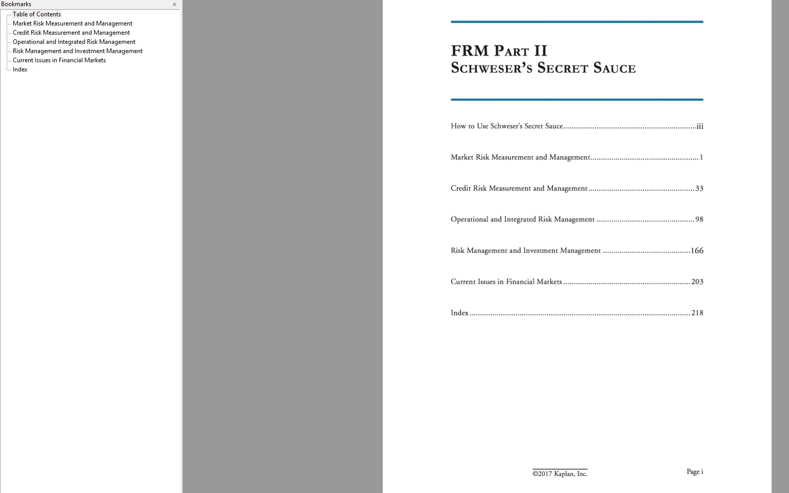 FRM Notes Free Download PDF and Study Materials