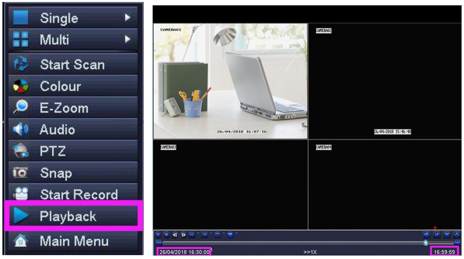 How to record motion detection and playback on a Zosi DVR or NVR