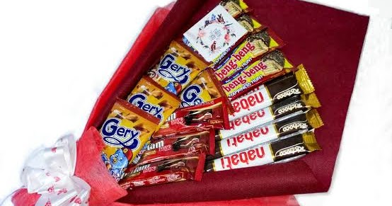 Cara Mudah Bangeet membuat Buket Snack Mei Wulandari