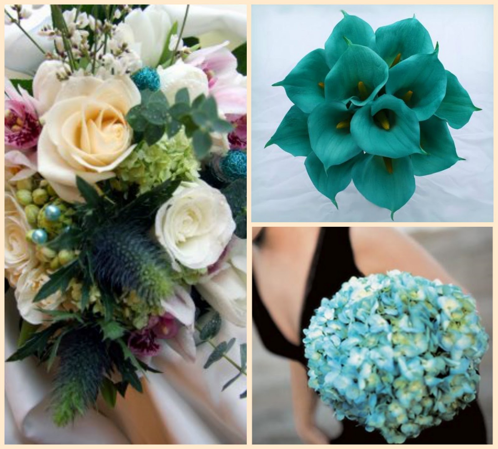 A Marriage of Passion & Style Teal Ribbon, Teal Wedding