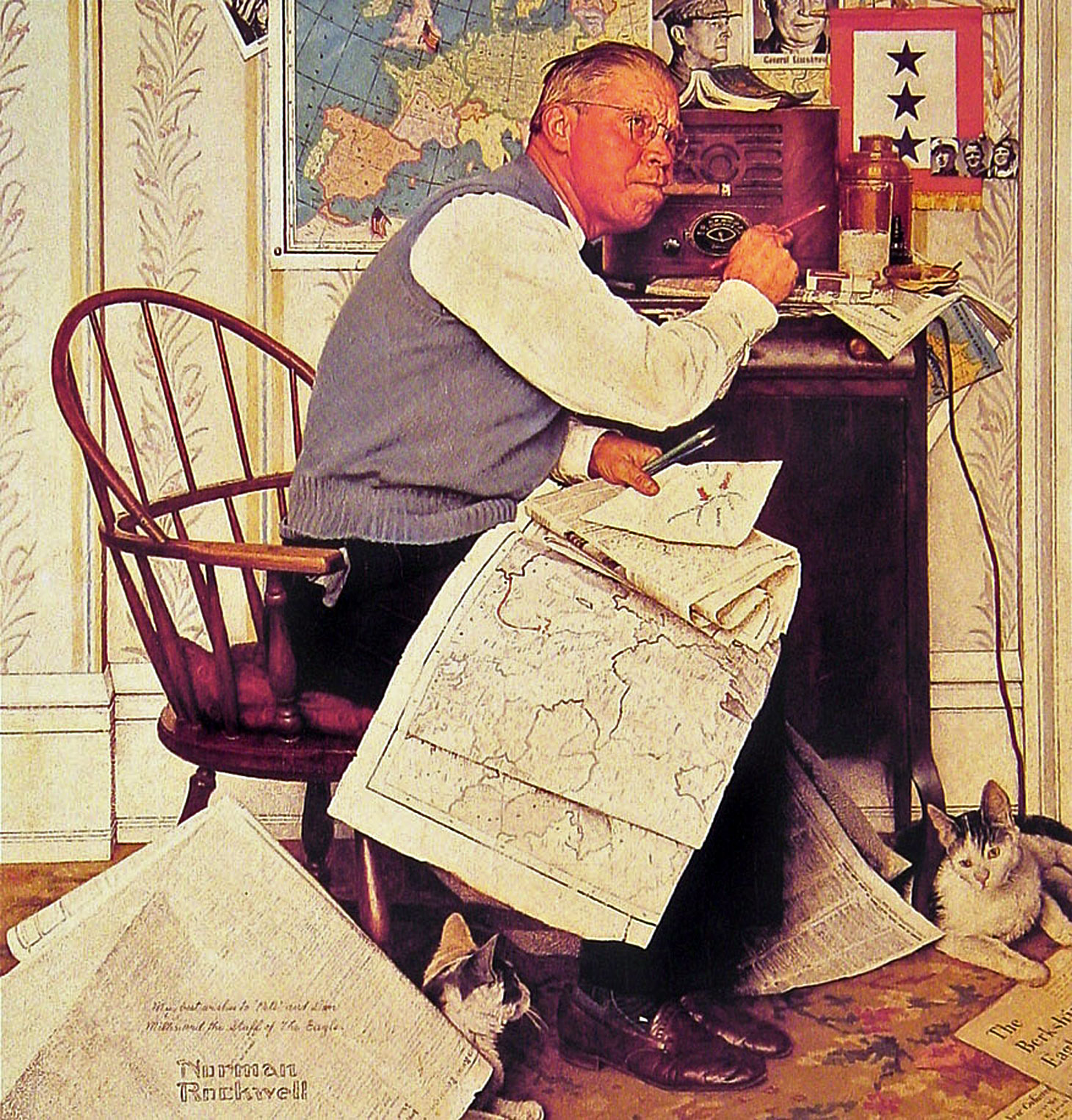 Norman Rockwell 1894-1978 American painter and illustrator.