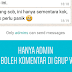 Mencegah Anggota Grup Mengirim Pesan ke Grup WhatsApp