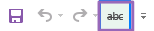 Tambahkan tombol strikethrough ke Quick Access Toolbar