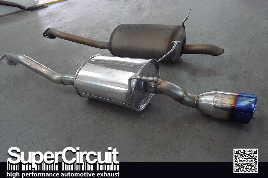 SUPERCIRCUIT Exhaust Pro Shop Honda City GM6 Axleback Custom