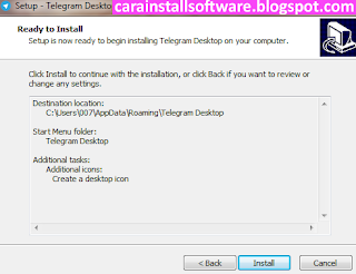 Cara Instal Telegram For PC Cara Instal Telegram