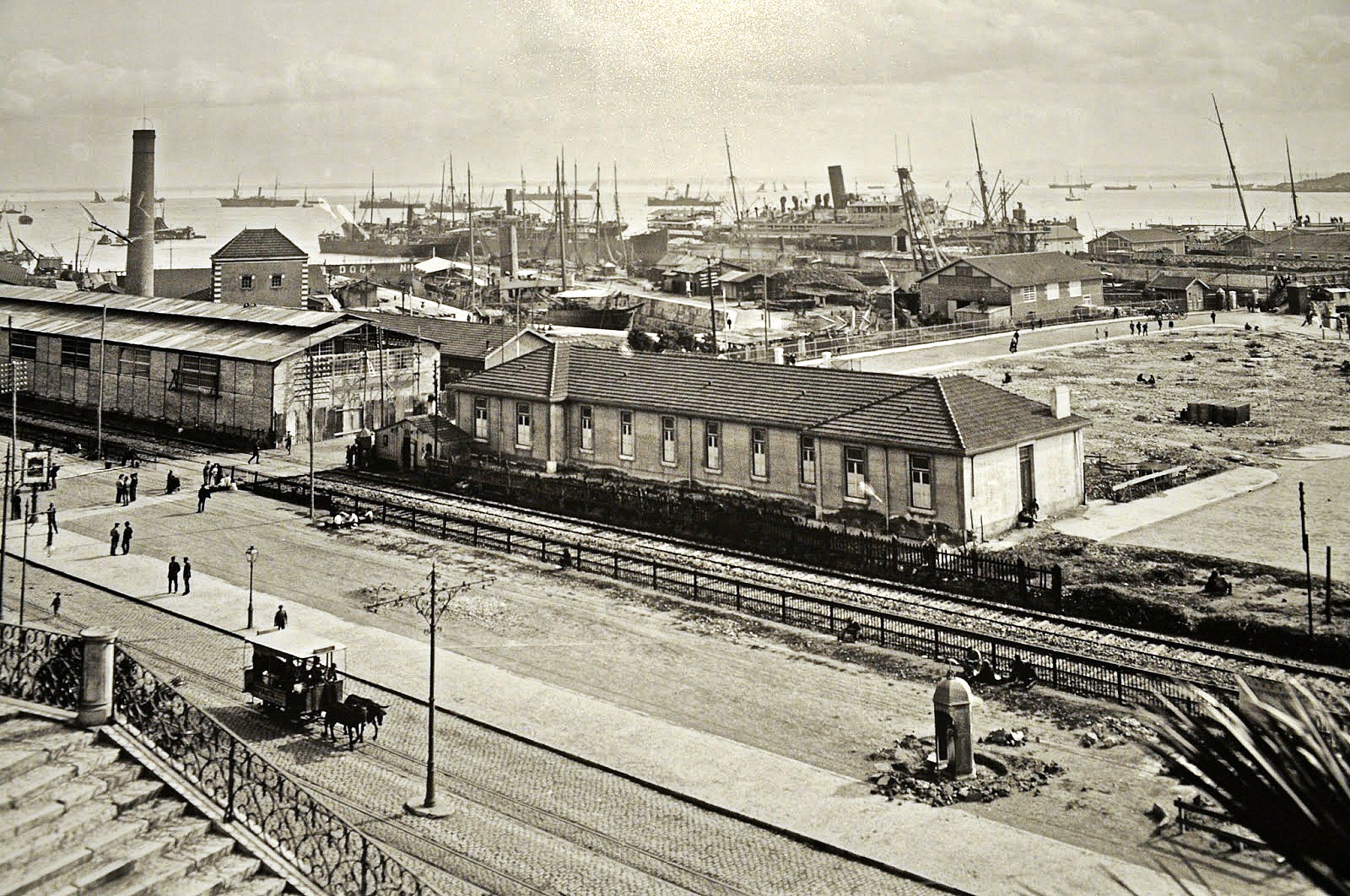 Lisboa De Antigamente Do Vasto E Belo Porto De Lisboa