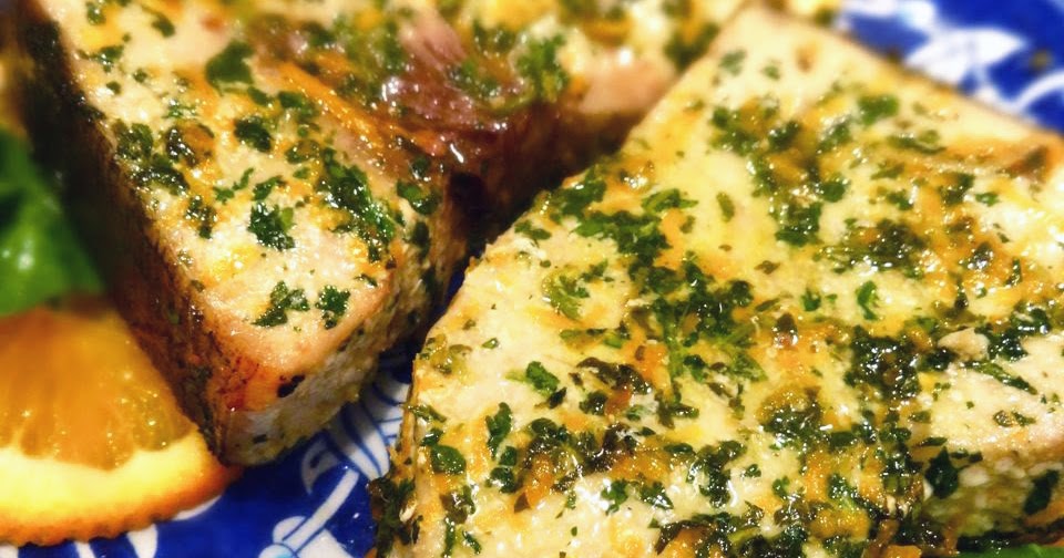 Scrumpdillyicious Baked Swordfish with Citrus Cilantro Marinade