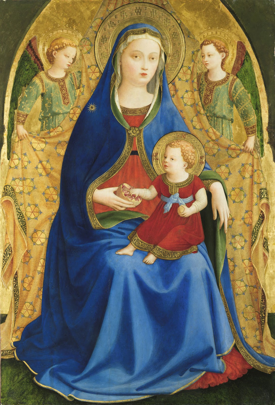 Pauca Verba: The Virgin Mary with Pomegranate