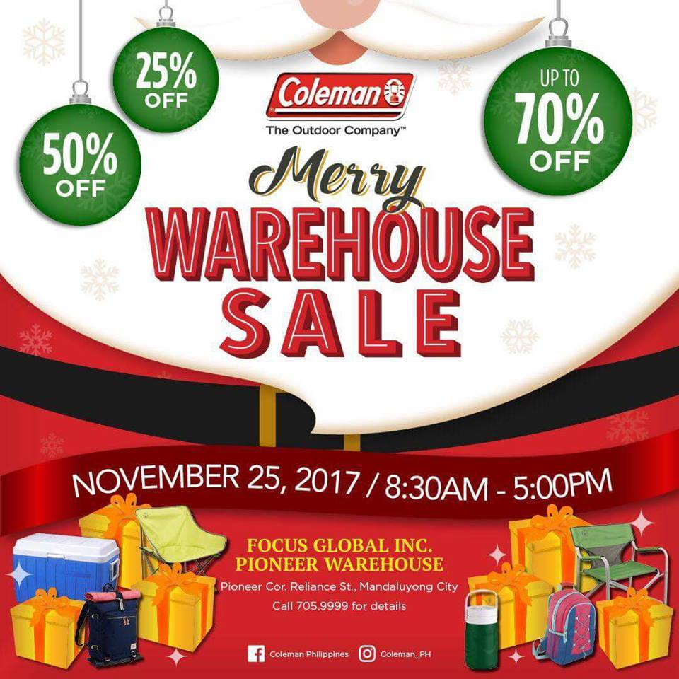 Manila Shopper Coleman, Oster, DMC, KitchenAid Merry Warehouse SALE