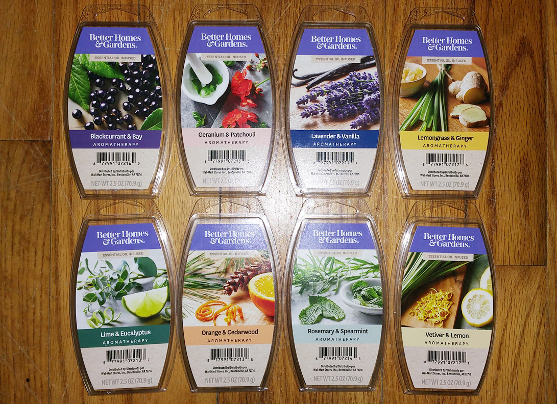 Scented Wax Melt Reviews Better Homes & Gardens Aromatherapy Wax Melts
