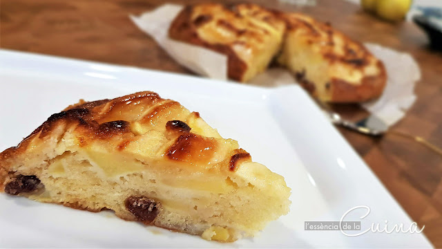 Pastís de Pomes, Postres casolans, Pastel de Manzana, lessenciadelacuina, blog de cuina de la Sònia