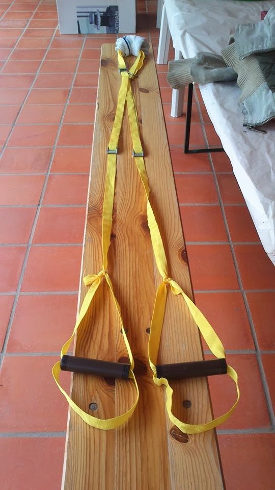 O que por aqui se faz! TRX Straps Homemade!
