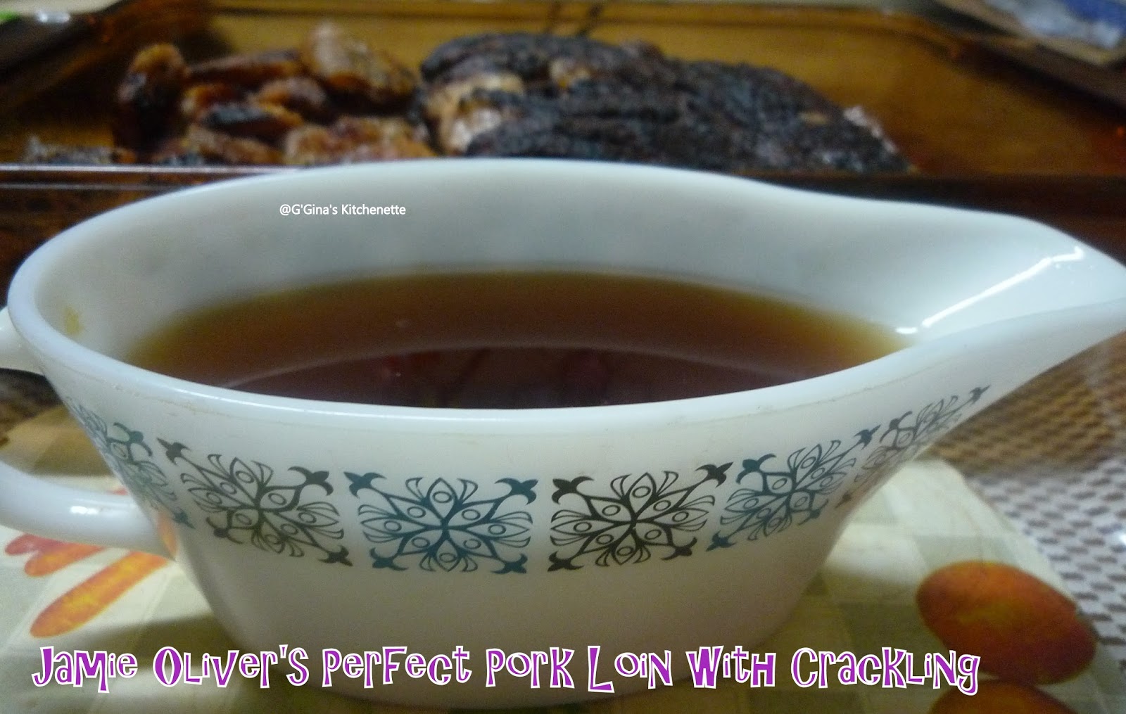 G'Gina's Jamie Oliver's Perfect Pork Loin with Crackling 