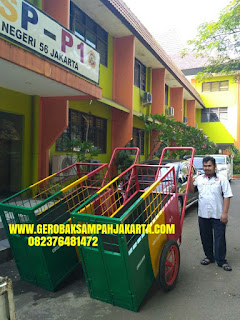 gerobak sampah 3 pilah