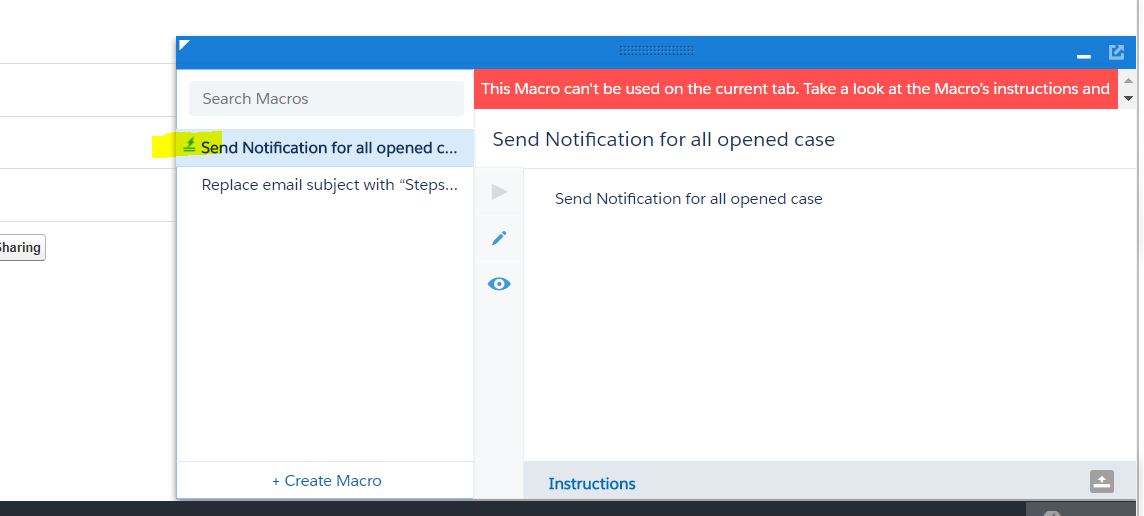 Salesforceeasy bulk macro in salesforce
