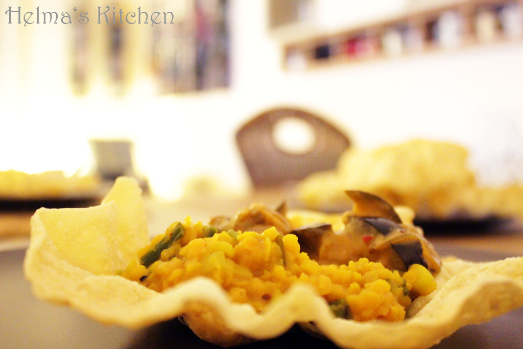 Helma's Kitchen Auberginen Curry & Dal