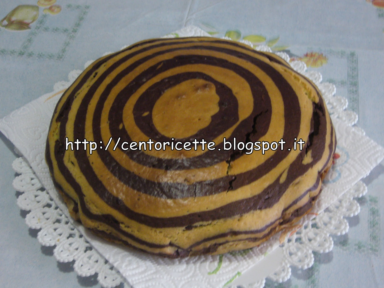 Cento Ricette Torta zebrata senza latte