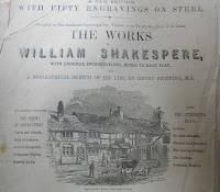advertisement for Shakespeare's plays
